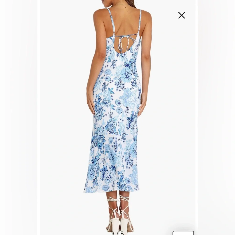 NWOT- Petal & Pup Yelena Dress, Blue, Size 4 - Picture 3 of 12